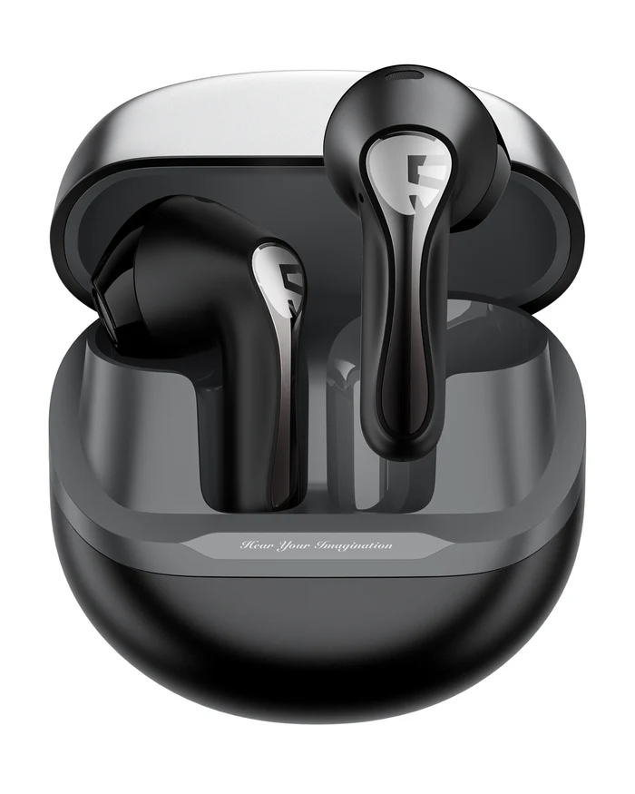SoundPEATS Air5 – سماعات لاسلكية شبه داخل الأذن بنظام إلغاء ضوضاء نشط ذكي، معالج سناب دراجون المتطور، ونقاء صوتي فائق الدقة