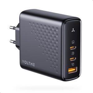 VOLTME Revo 140 – شاحن جداري ثلاثي بتقنية GaN 5، طاقة ضخمة 140 واط، ودعم كامل للـ Power Delivery 3.1
