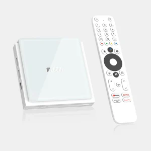 Mecool KM2 Plus Deluxe – صندوق بث منزلي معتمد بدقة 4K، معالج S905X4، ودعم كامل لتقنيات Dolby Vision & Atmos