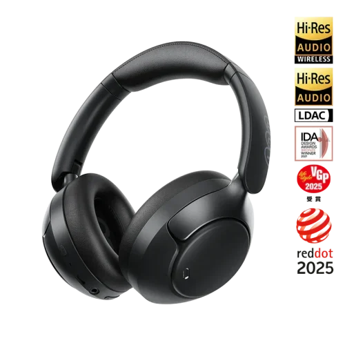 QCY H3 Pro – سماعات رأس لاسلكية بإلغاء ضوضاء نشط هجين، دعم كامل لترميز LDAC، وعمر بطارية خارق