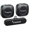 Maono WM820 C2 – نظام ميكروفون لاسلكي ذكي لشخصين مع منفذ Type-C، بث مستقر فائق النقاء، وحلول تشغيل فورية للهواتف الذكية والحواسب