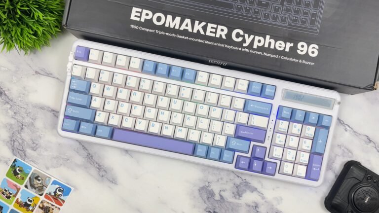 مراجعة Epomaker Cypher 96 – كيبورد ميكانيكي بآلة حاسبة مدمجة!