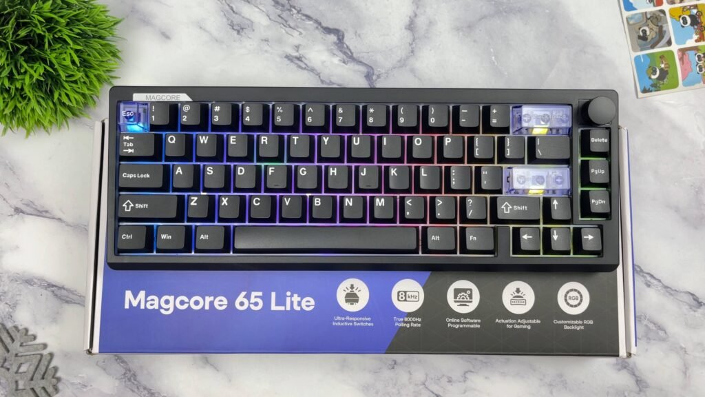 مراجعة Epomaker Magcore 65 Lite – أداء تناظري استثنائي للألعاب